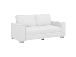 Conjunto 1 Sofá Moderno Vidaxl Branco Couro Sintético (180 Cm)