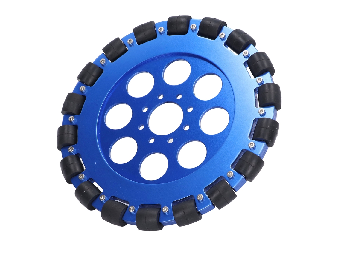 Roda Omni 8 Polegadas Alumínio Para Robô Diy