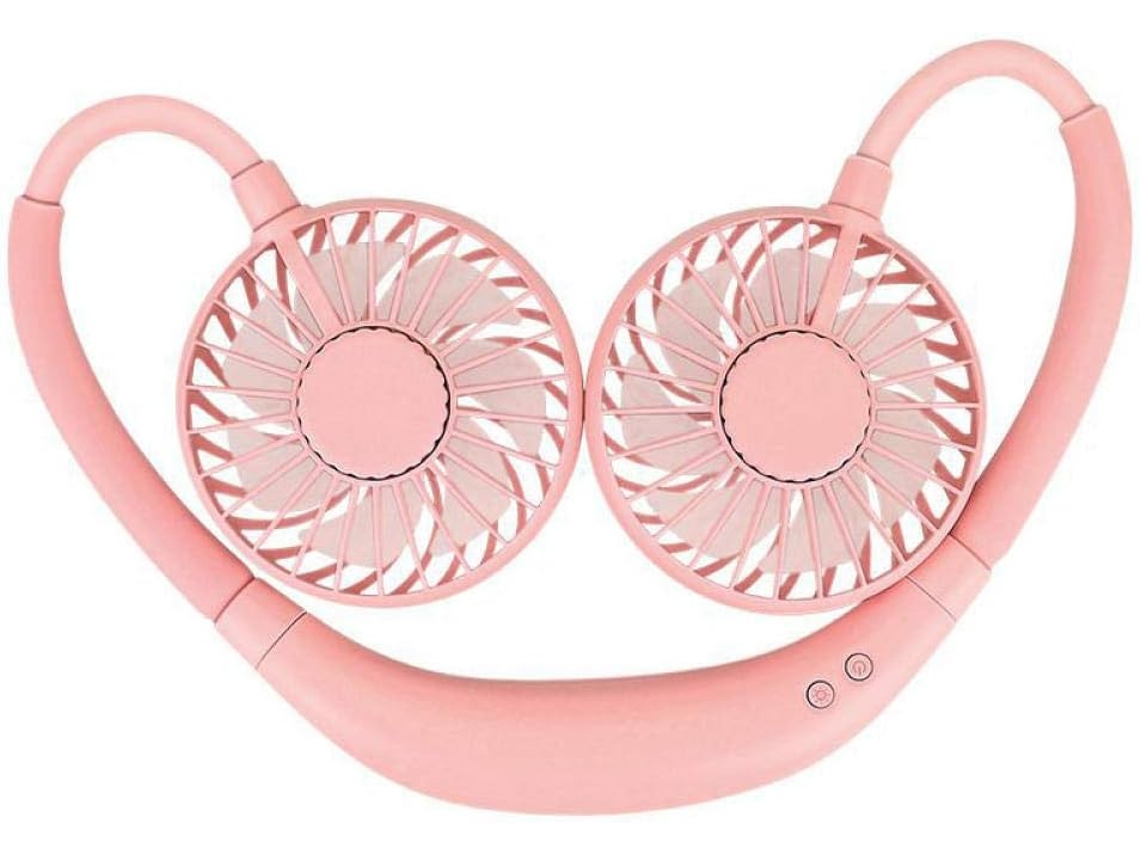 USB mini ventilador de pescoço portátil S/MARCA, 1200m, uso doméstico e externo
