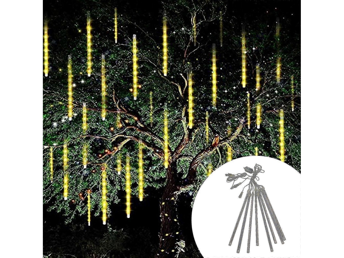 Luzes De Festa Led De 30 Cm, Chuva, Neve, Árvore De Natal, Jardim E Área Externa PENGDSJE