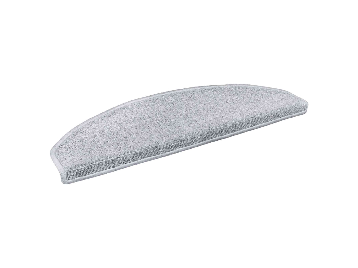 Conjunto 15 Tapetes Para Escadas Vidaxl Cinzento-claro Polipropileno (80 X 24,5 X 3,5 Cm)