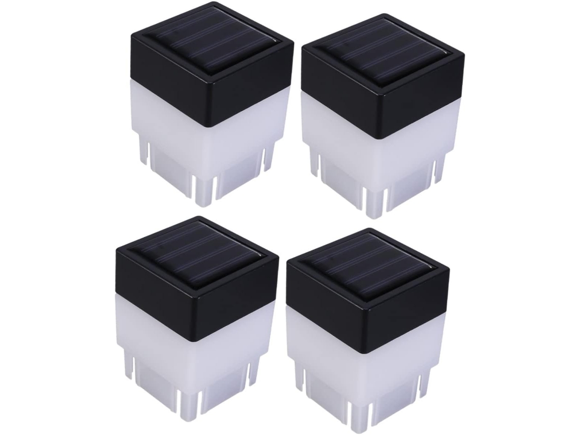 Luzes Solares Para Jardim, Passarela Externa, Lâmpada Solar Branca Para Cerca, Jardim, Pátio, Seu Gokoco