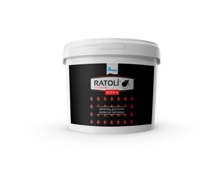 BIOPLAGEN Raticida Ratolí Alfa Cebo Fresco 480 Gr