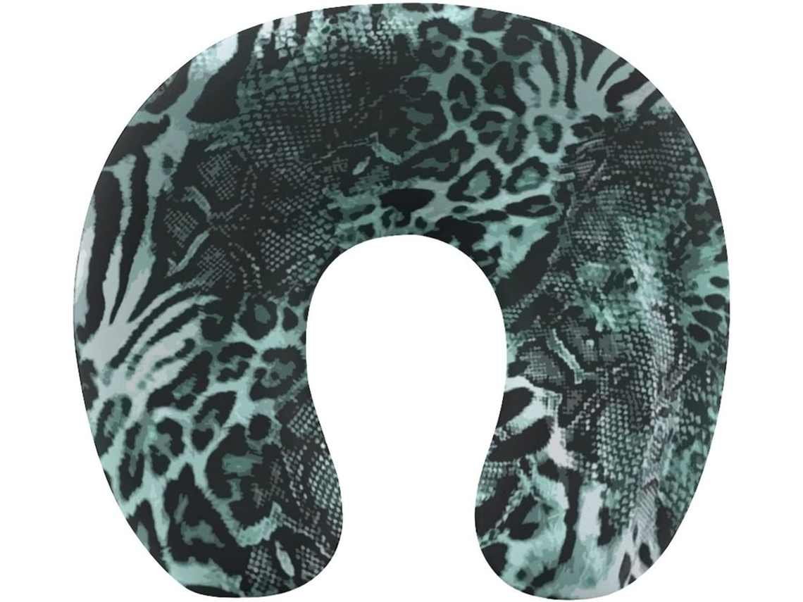 Almofada Suporte Espuma Viscoelástica Ideal para Viagens, Apoio Pescoço,, Acessório Viagem Avião Carro,