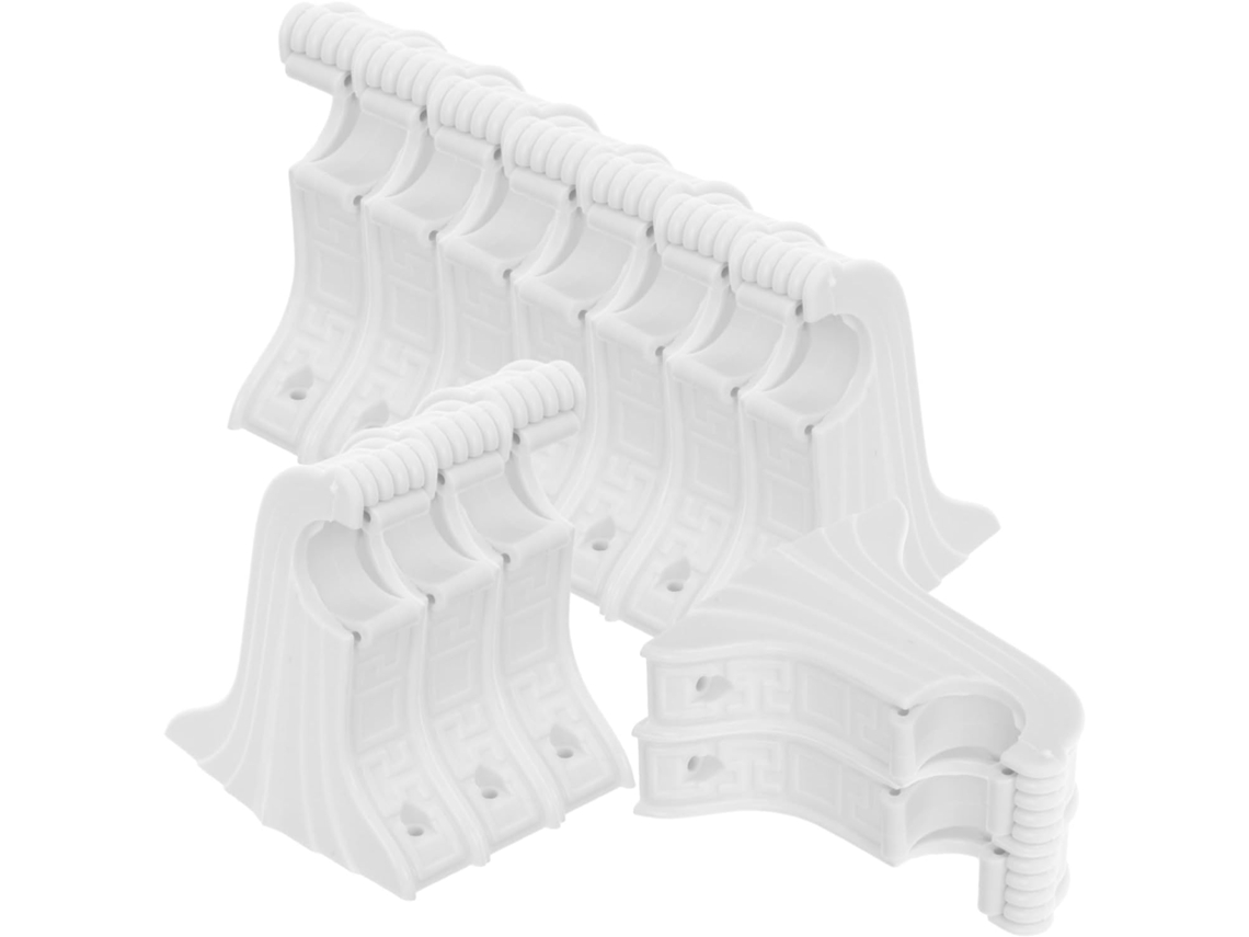 Conjunto De 12 Suportes De Parede Para Varão De Cortina Suporte Para Varão Romano De 26-28mm, Suporte Rústico Para Varão De Cortina