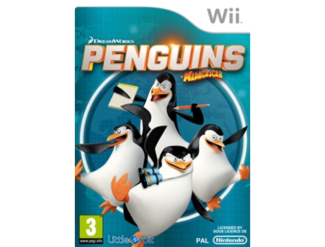 Jogo Nintendo Wii Penguins Of Madagascar — Plataformas | Idade Mínima Recomendada: 3