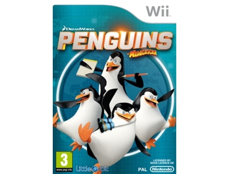 Jogo Nintendo Wii Penguins Of Madagascar