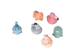 6 Pcs Bloques Suaves De Construção Para Bebês Com Animais, Brinquedos Educativos Sensoriais Para Mastigar, Empilhar E Apertar