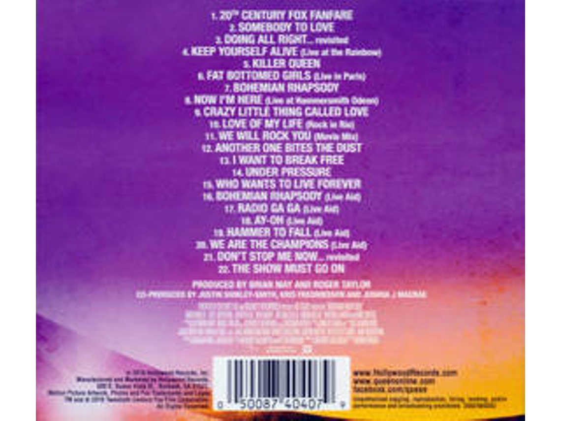 CD Queen: Bohemian Rhapsody