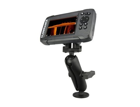 Suporte horizontal para revelação de 5 esferas c RAM Lowrance