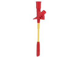 Gancho de Teste Mini para Reparo de Carro Sonda de Aço Inox Multímetro Soquete 4mm J.30019red