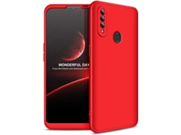 Capa Protetora Proteção para Oppo Oppo A8/A31 HONGWE. Vidro Temperado Anti-Choque Vermelho