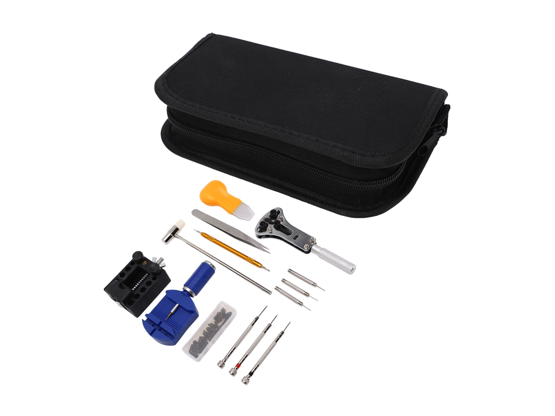 Kit de Ferramentas para Reparo de Relógios Aço Inox