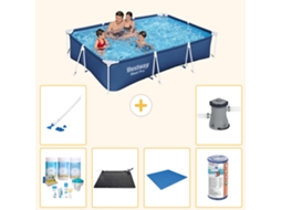 Bestway Piscina Bestway Steel Pro Retangular - 300x201x66 Cm - 7-peças S22078