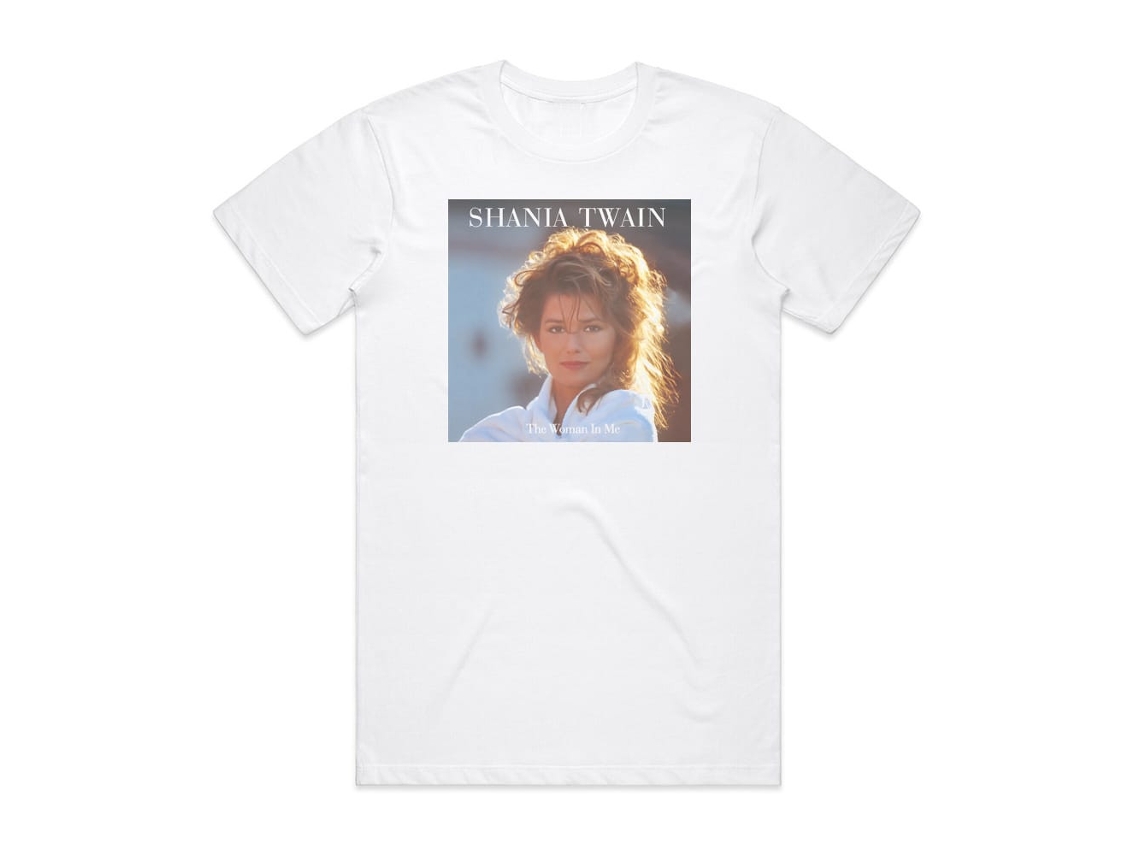 Shania Twain The Woman In Me 1 Album Cover T-shirt White Rockinstonesize—s
