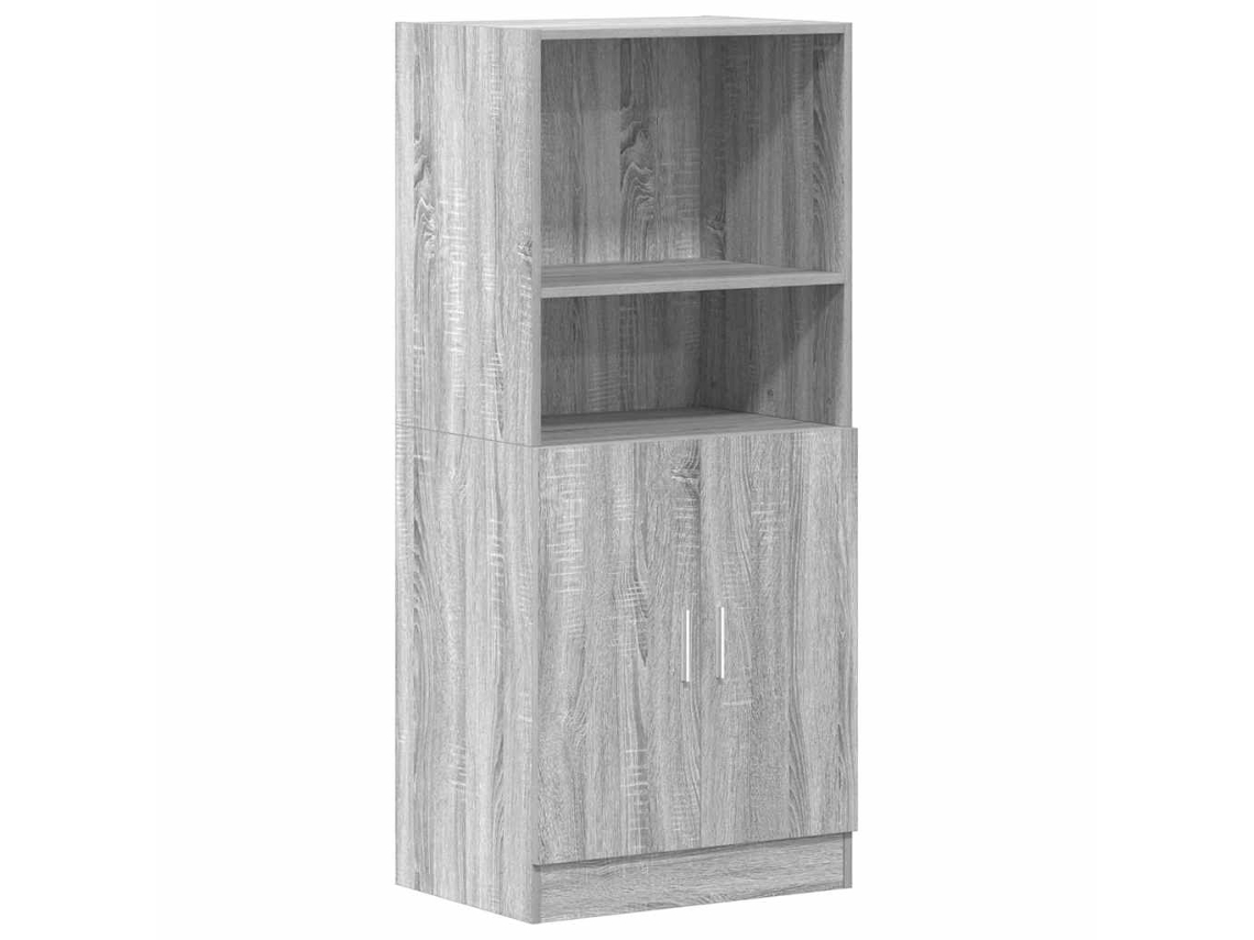Kitchen Cabinet, Kitchen Cabinets Vidaxl Cinzeto Madeira Processada (n/a)