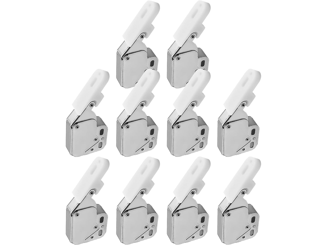 Conjunto De 10 Fechos Pressão Automáticos Para Portas Armários Com