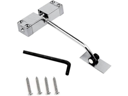 Fechadura De Porta Automática Com Mola Ajustável Em Aço Inoxidável Para Portas De Até 30kg - Ideal Para Casa E Escritório