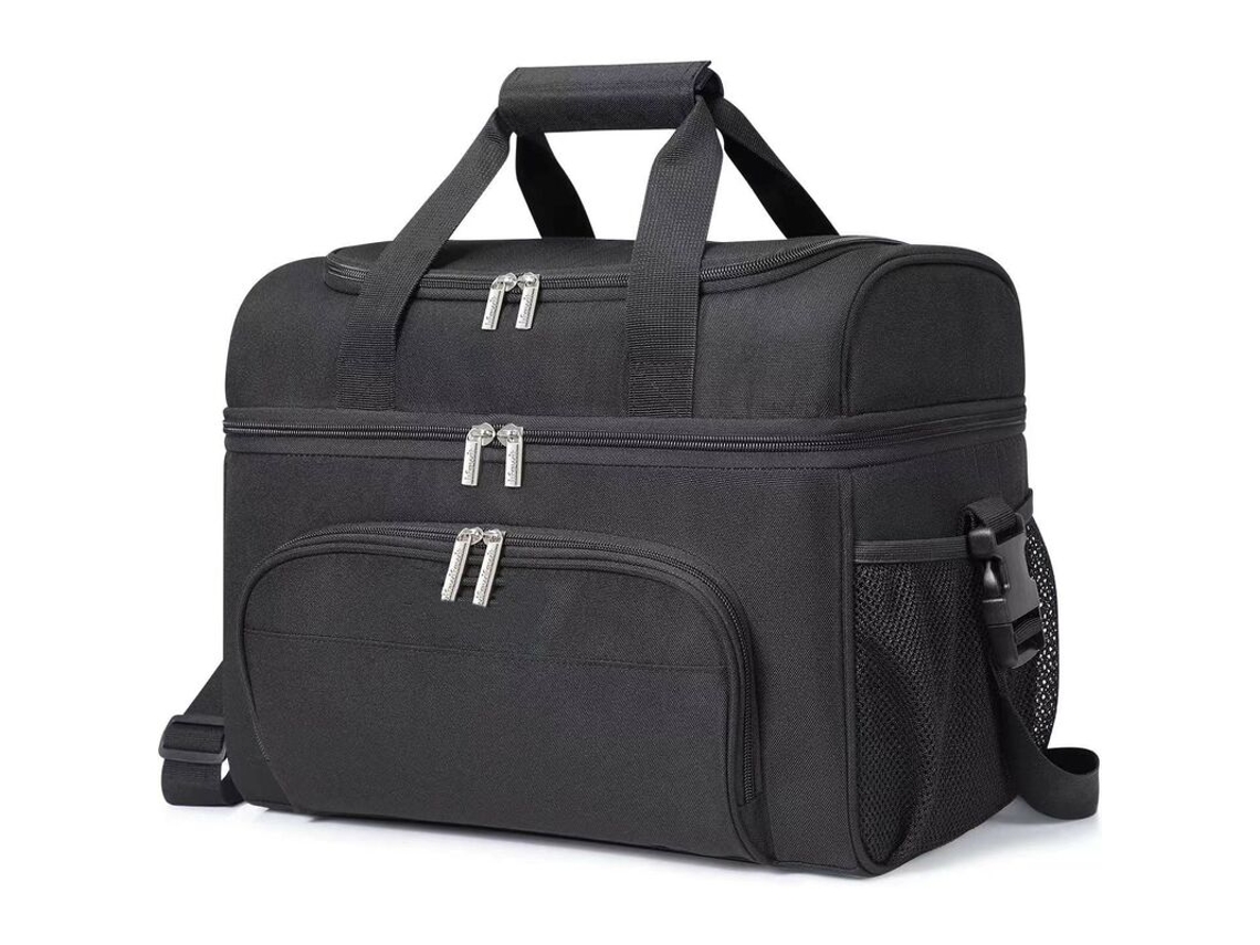 Bolsa Térmica Portátil De Camada Dupla Para Piquenique, Isolamento Para Alimentos
