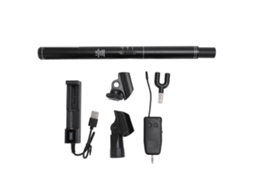 Aetheria microfone Sem Fio 2.4g Condensador Profissional de Alta Sensibilidade para Câmera Slr e Celular Preto 11 Polegadas