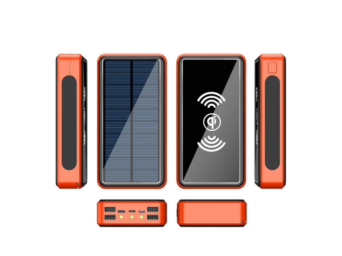 Banco de Energia Solar com carregamento solar, lanterna e 30000mah EOOCOO