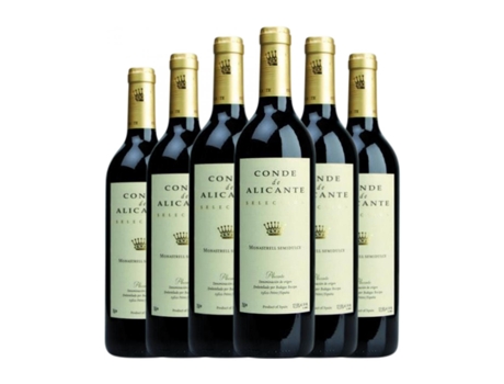Vinho CONDE DE ALICANTE Monastrell Semi-seco Semi-doce Alicante (0.75 L - 6 Unidades)