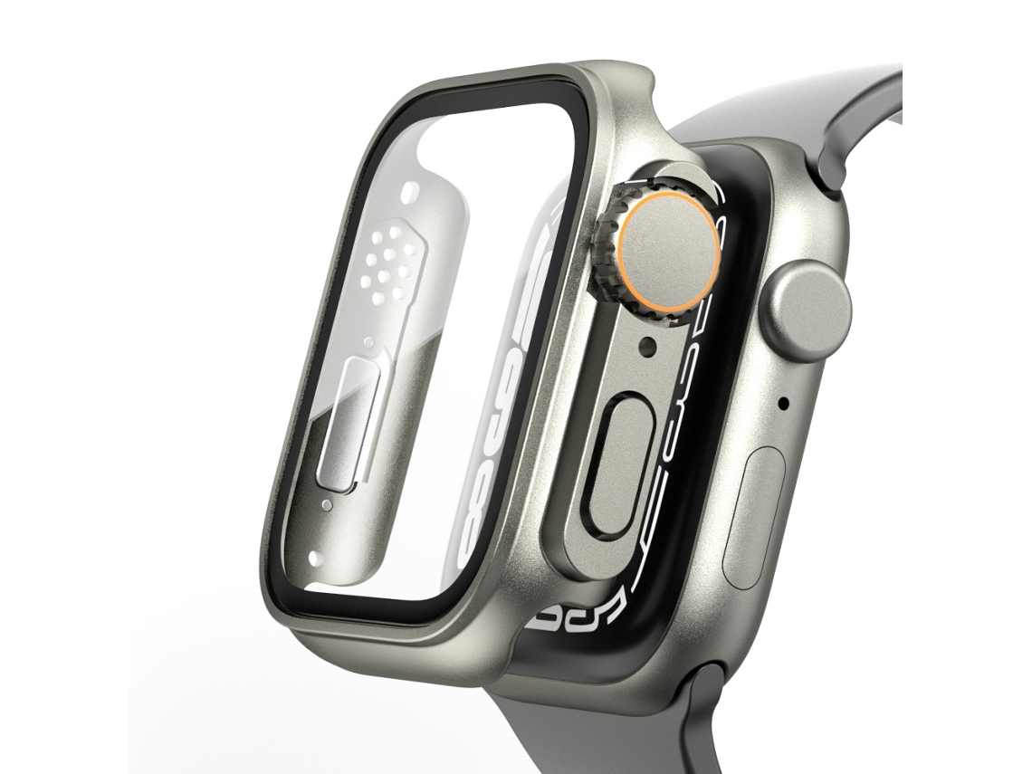 Caixa de Relógio com Protetor de Tela Apple Watch Ultra 8/7 Prata 41 M