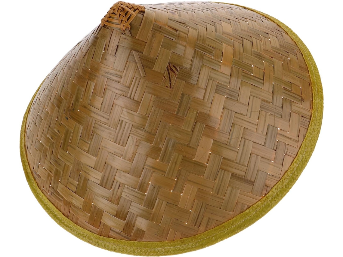 Chapéu Samurai Tradicional Japonês Cônico De Bambu (sem Necessidade
