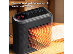 Calefactor Eléctrico de Pared con Mando Rápido Seguro | S/MARCA