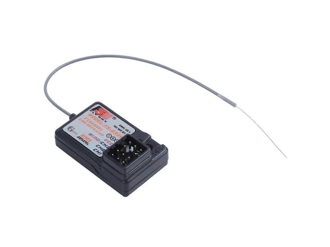 2026 receptor Gr3e 3ch 2.4ghz para Transmissor Gt2 Gt3 Gt3b Gt3c Gr3c Carro Barco Rc Preto
