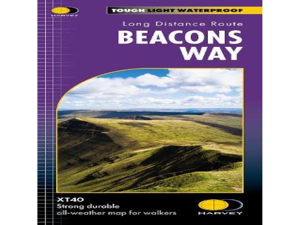 Livro Beacons Way de Harvey Map Services Ltd (Inglês)