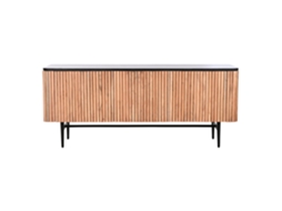 Móvel para TV em Mármore Acácia Preto, 145x45x60cm ALEXANDRA HOUSE LIVING