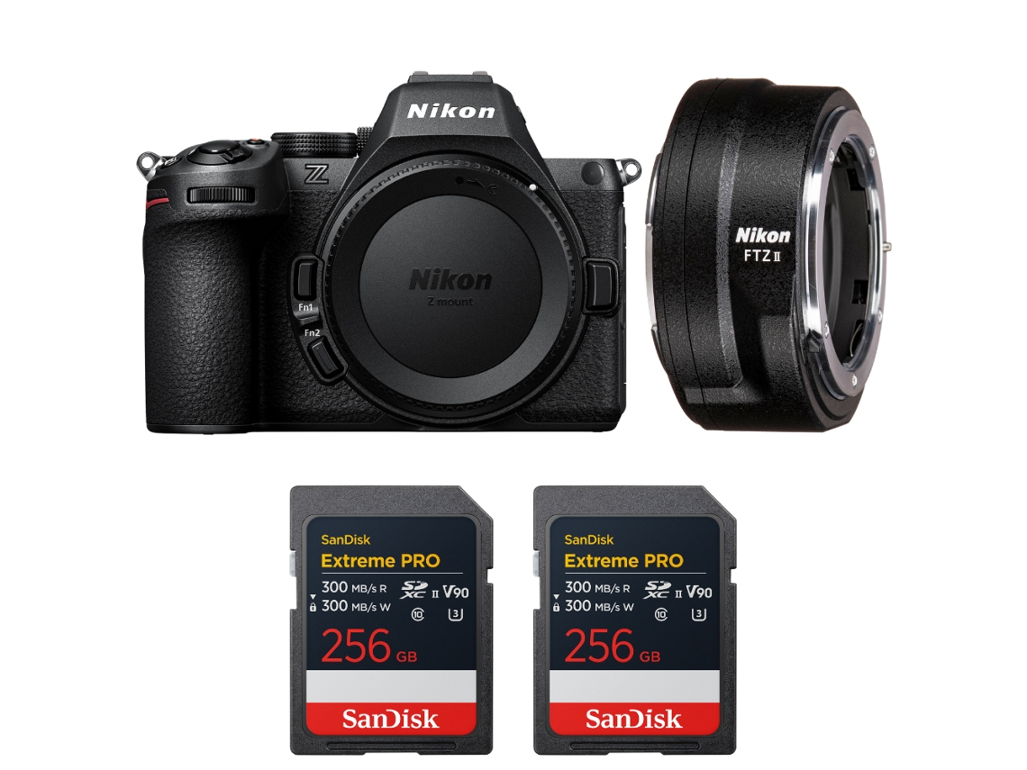 Z5 Ii + Ftz Ii + 2 Sandisk 256gb Extreme Pro Uhs ii Sdxc + Ebook “20 Dicas para Fotos Que Impressionam” NIKON