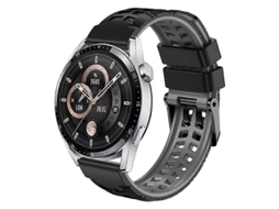 Pulseira De Silicone Bicolor De 22 Mm Com Furos Em Fileira Dupla Para Huawei Watch4 / 4 Pro / Watch3 / 3 Pro