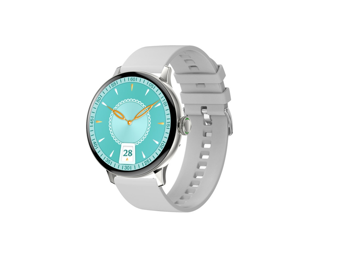 Smart Watch Dt2 Bluetooth Call Sleep Monitor de Frequência Cardíaca Prata GODTVAGT