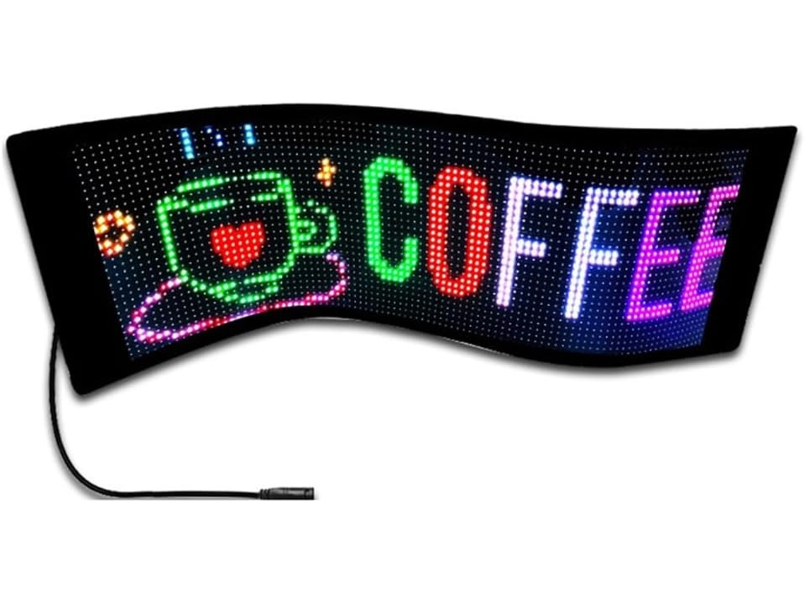 Painel de Led para Carro, Display Flexível, Informações SFUSHOS