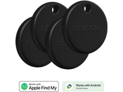 Localizador CHIPOLO Pop (4 unidades - Preto)