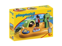 PLAYMOBIL 1.2.3 - Ilha Pirata (Idade mínima: 18 meses)