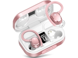 Fones de Ouvido Sem Fio Bluetooth 5.3 Ipx7 À Prova D'água Deep Bass 2.0 Adequados para Esportes e Corrida JIAPEI (ouro Rosa)