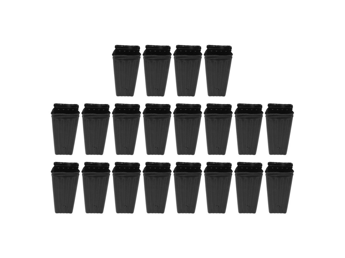 20pcs Vasos Profundos de Plástico para Mudas | S/MARCA