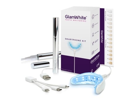Kit de Branqueamento Dental GLAMWHITE Smartphone