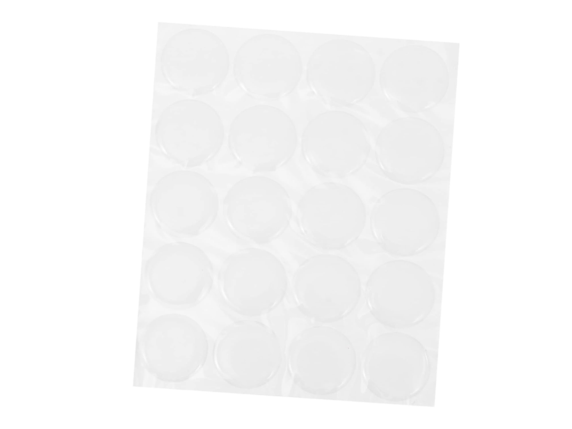 30 Adesivos Redondos De Gel Para Paredes Fáceis Limpar E Reutilizáveis