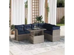 Garden Sofa Set, Garden Sofa Sets Vidaxl Preto Rattan / Vime (n/a)
