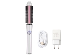 Secador De Cabelo Elétrico Rechargeável Portátil Wireless Com Pente Para Cachos E Ondas