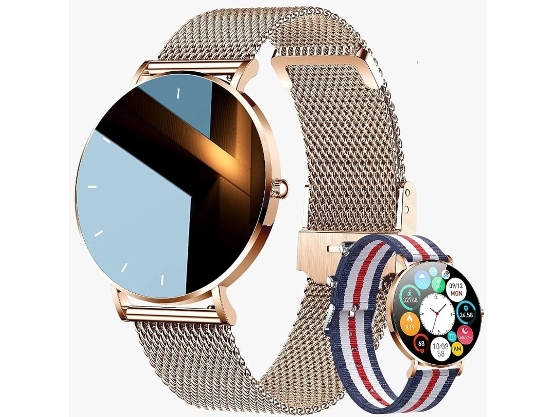 Smartwatch T8 (android E Ios, Dourado)