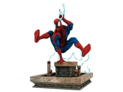 Figura Spiderman de los 90 Estatua Diorama Marvel Comic Gallery 20 cms