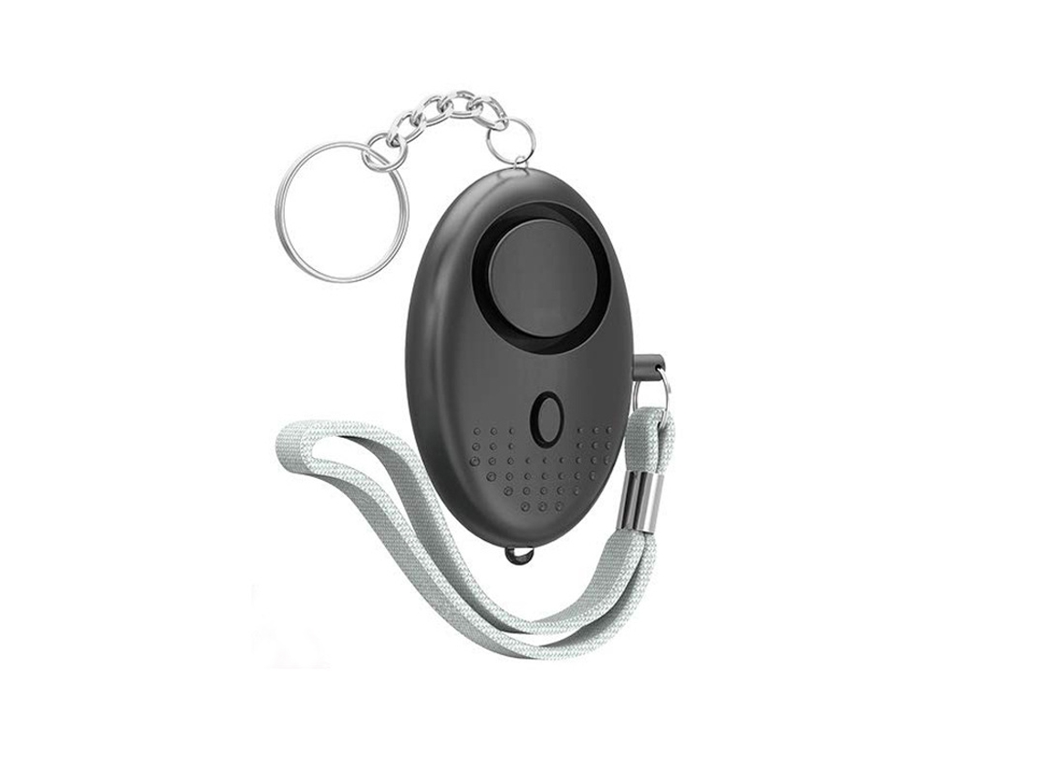Chaveiro de bolso com alarme Slowmoose 140dB para mulheres (preto)