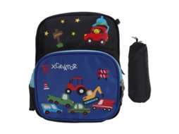 Mochila Infantil Com Correias Ajustáveis Leve Caricatura Carro Para Meninos Meninas Tamanho S