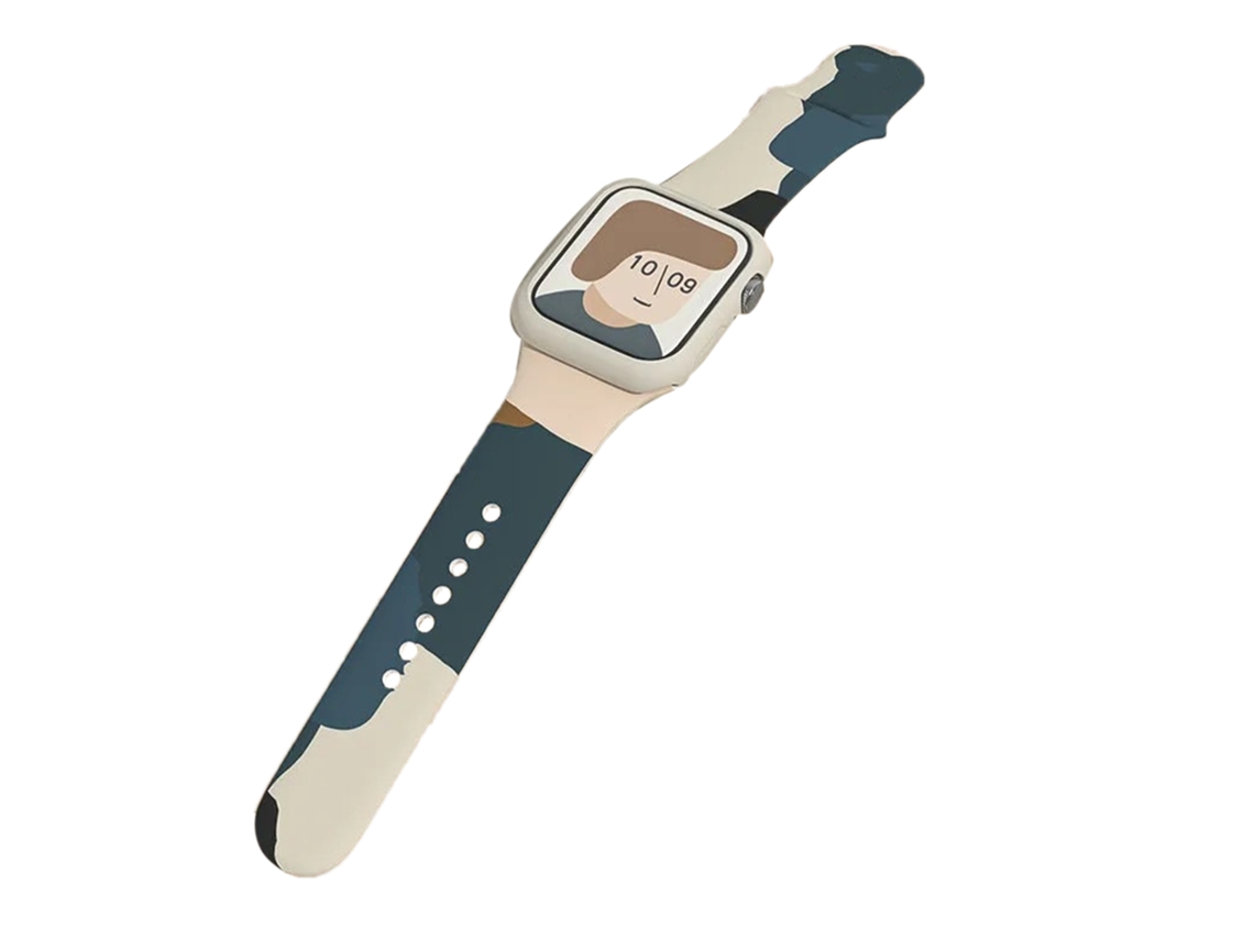 Bracelete de Silicone EOOCOO para Apple Watch Series 6/7