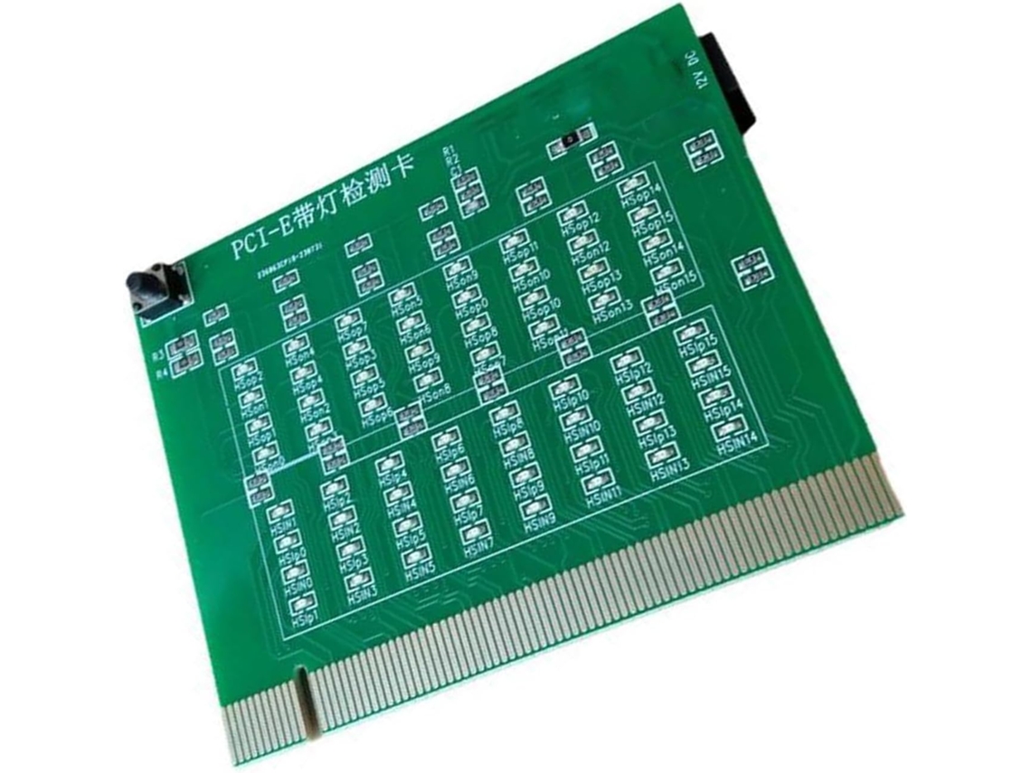 Placa De Teste Profissional Pcie 8x 16x Com Luz Led Para